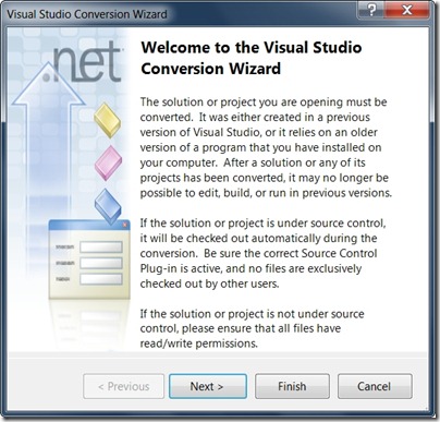 older versions of visual studio